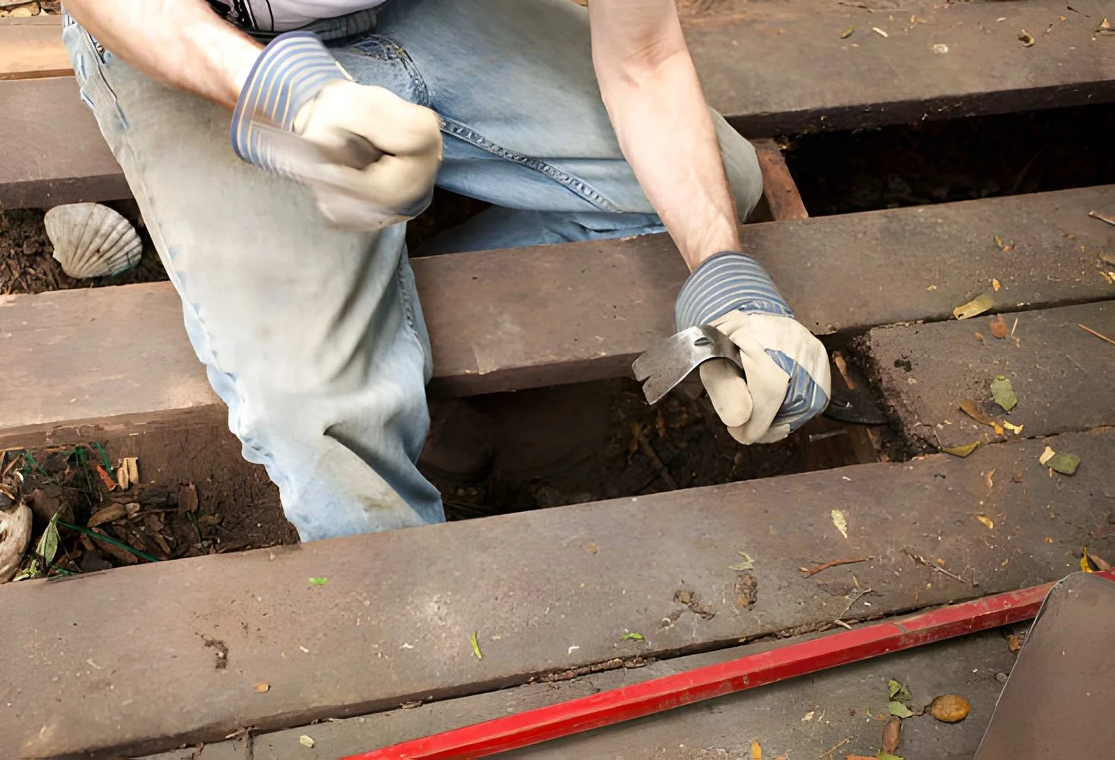how to fix an old deck