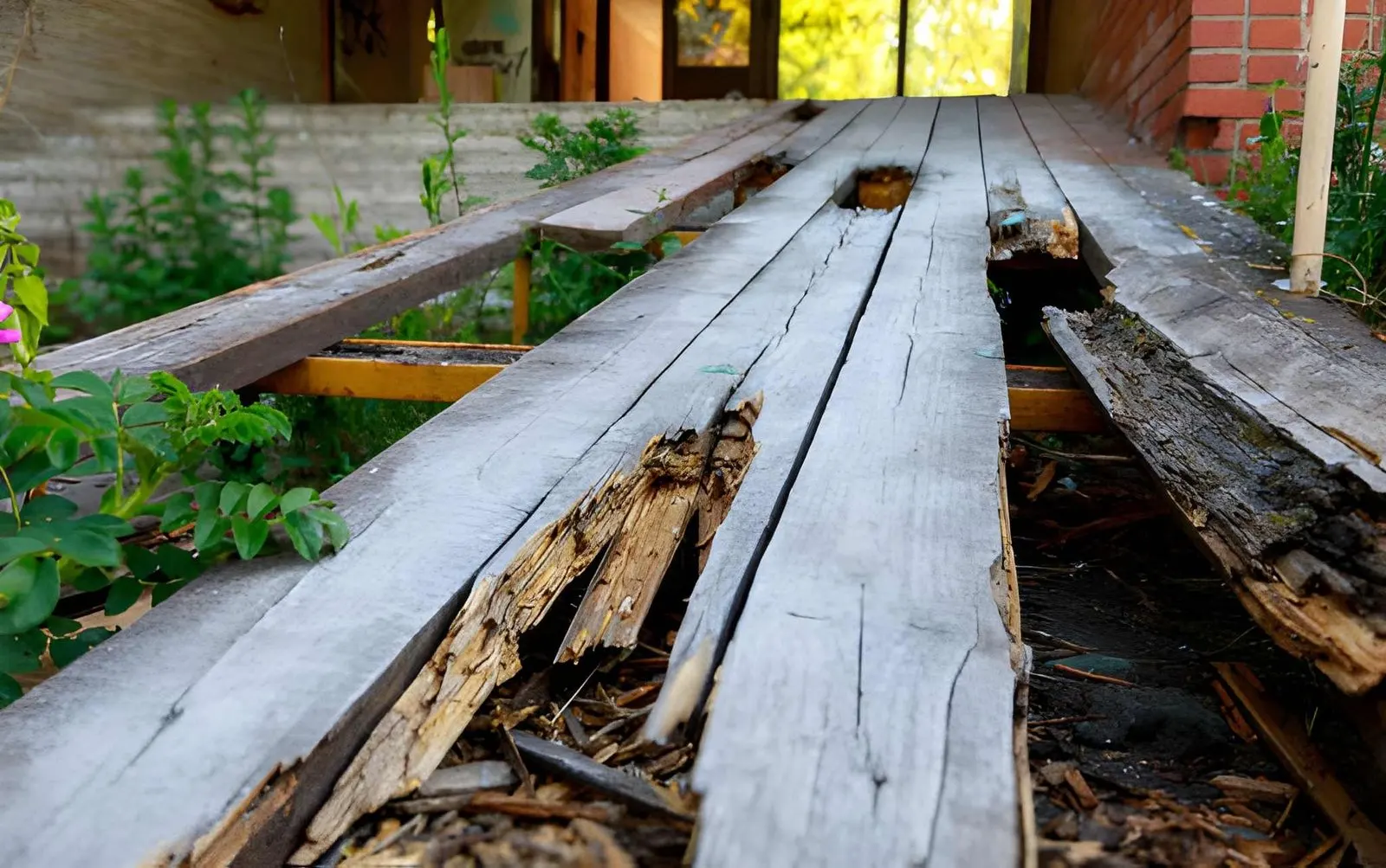 how to fix an old deck