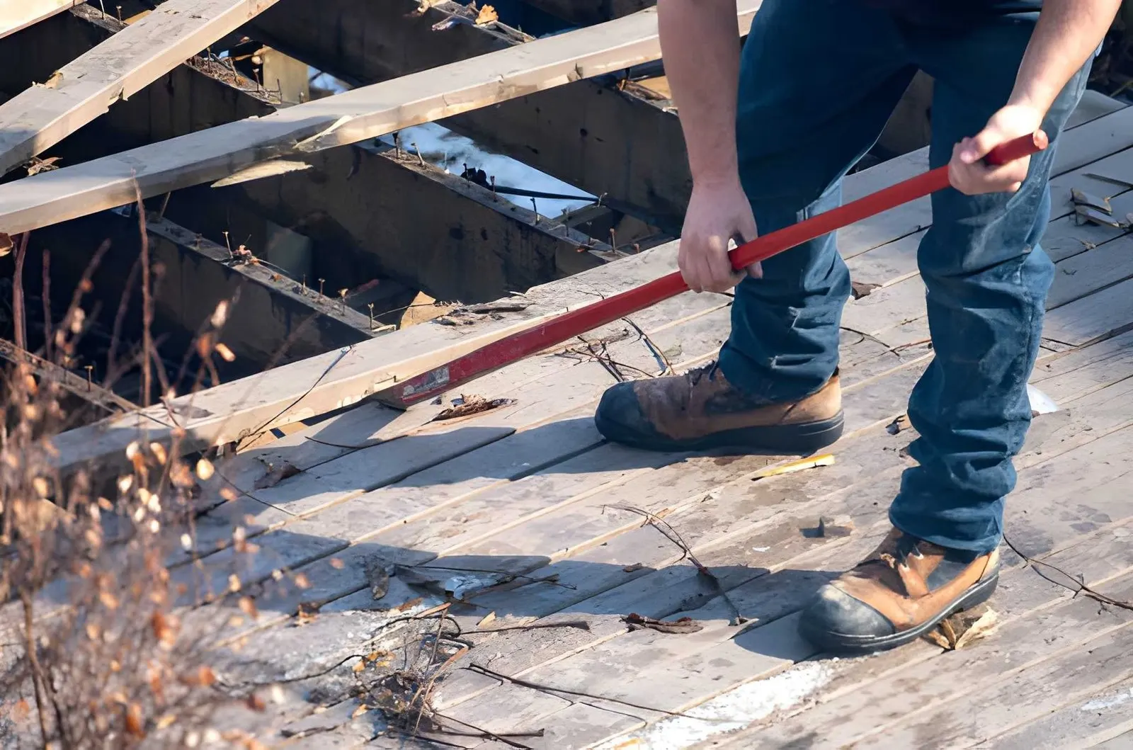 how to fix an old deck